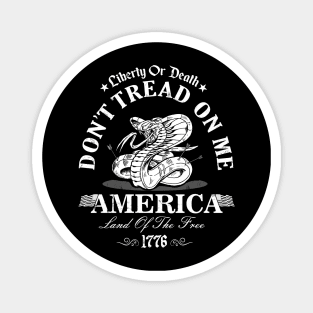 Don't Tread on me, Liberty or Death Magnet